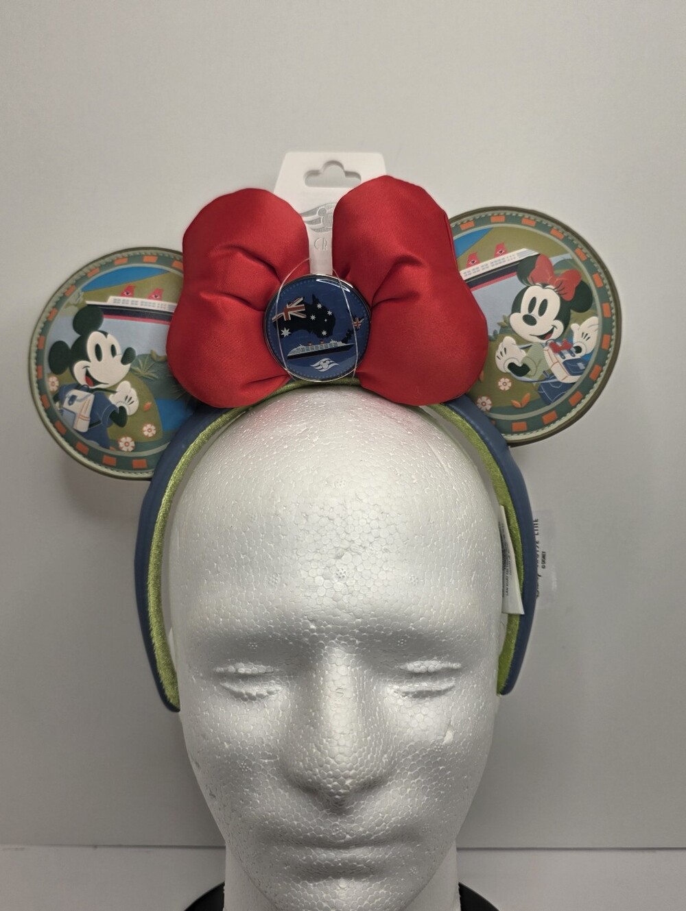 Disney Cruise Line Disney Wonder Australia New Zealand Mickey & Minnie Ears NWT